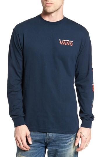 Men's Vans X Peanuts Holiday T-shirt - Blue