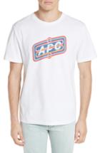 Men's A.p.c. Bastien Logo Graphic T-shirt, Size - White