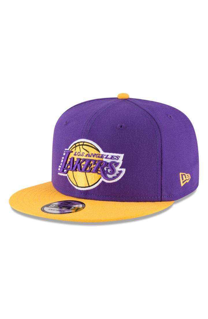 Men's New Era Cap 9fifty La Lakers Two-tone Cap - Purple