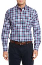 Men's Tailorbyrd Coushatta Plaid Sport Shirt, Size - Purple