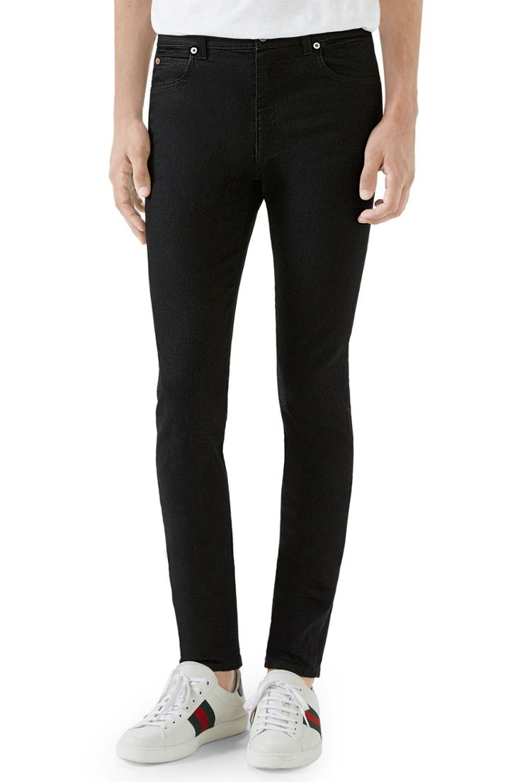 Men's Gucci Super Slim Stretch Jeans