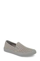 Women's Sperry Seaside Nautical Perforated Slip-on Sneaker M - Grey