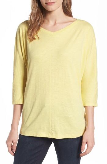 Women's Eileen Fisher Organic Cotton Knit Boxy Top