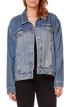 Women's Rosie Hw X Paige Josephine Denim Jacket - Blue