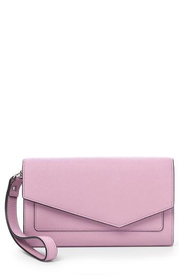 Women's Botkier Cobble Hill Calfskin Leather Wallet - Black