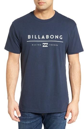 Men's Billabong Unity Logo Graphic T-shirt - Blue