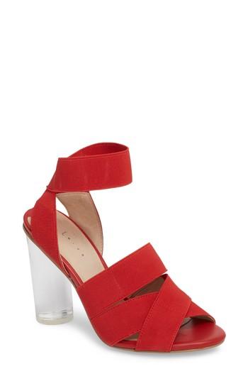 Women's Leith Caprice Column Heel Pump M - Pink