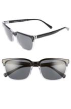 Men's Burberry Tailoring 56mm Square Sunglasses - Black Crystal/ Grey