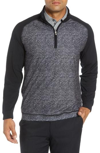 Men's Bobby Jones Rule 104 Tech Raglan Pullover - Black