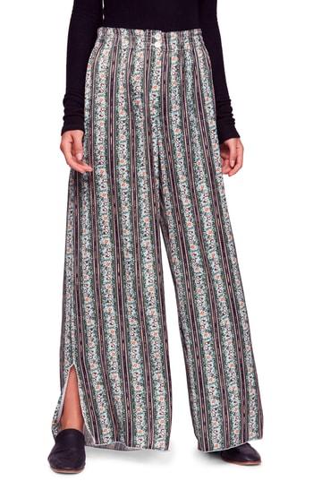 Women's Free People Take Your Tie Off Pants - Blue/green