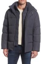 Men's Andrew Marc Carlton Quilted Parka, Size - Grey