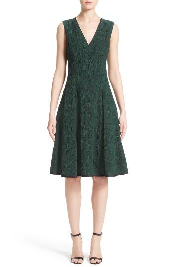 Women's Jason Wu Jacquard Cocktail Dress - Green