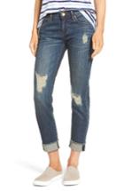 Women's Kut From The Kloth Amy Ripped Straight Leg Jeans