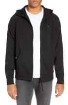 Men's G-star Raw Funnel Collar Zip Hoodie - Black