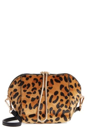 Street Level Geo Zip Clutch - Brown