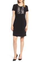 Women's Karl Lagerfeld Paris Lace Bib Sheath Dress