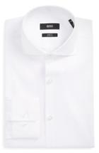 Men's Boss 'jason' Slim Fit Solid Stretch Dress Shirt - White