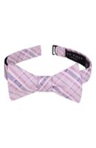 Men's Ted Baker London Subtle Check Bow Tie, Size - Purple