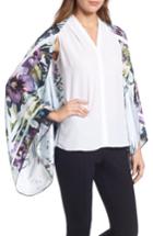 Women's Ted Baker London Elva Enchantment Cape Scarf, Size - Blue
