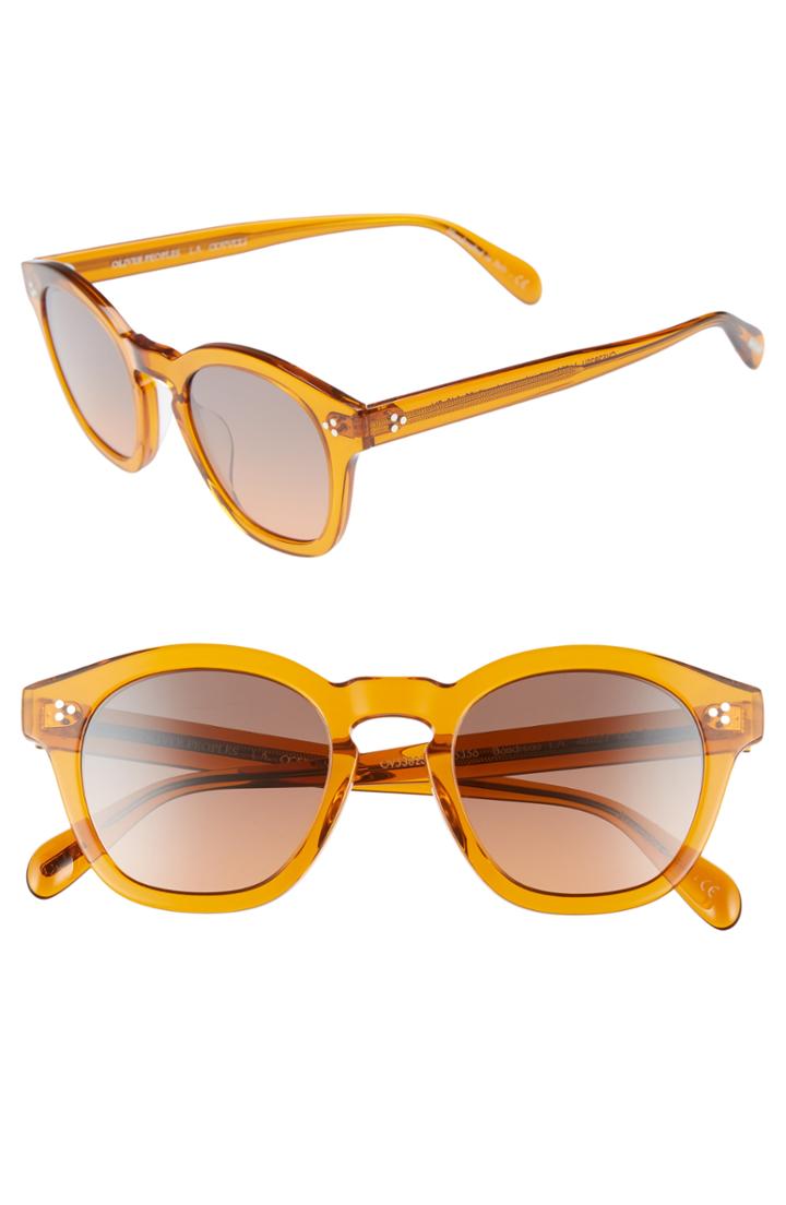 Men's Oliver Peoples Boudreau L.a. 48mm Round Sunglasses -