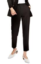 Women's Topshop Kleo Cigarette Trousers Us (fits Like 0) - Black