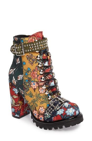 Women's Jeffrey Campbell Lilith Block Heel Bootie .5 M - Black