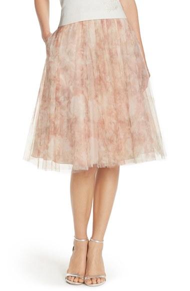 Women's Jenny Yoo 'lucy' Print Tulle Skirt