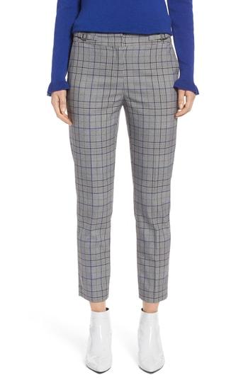 Petite Women's Halogen Slim Stretch Crepe Pants P - Black