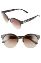 Women's Burberry 52mm Gradient Semi Rimless Sunglasses - Matte Black