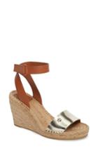 Women's Tory Burch Bima 2 Espadrille M - Metallic