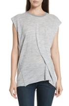 Women's Rag & Bone Draped Top, Size - Grey