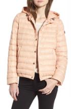Women's Bernardo Water Resistant Insulated Hooded Bomber Jacket - None