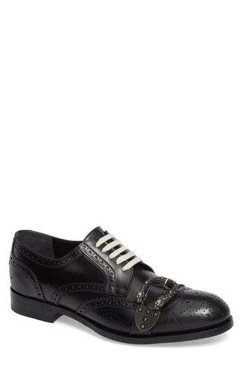 Men's Gucci Queercore Dionysus Derby Us / 8uk - Black