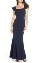 Women's Wayf The Lucy Strapless Trumpet Gown - Blue