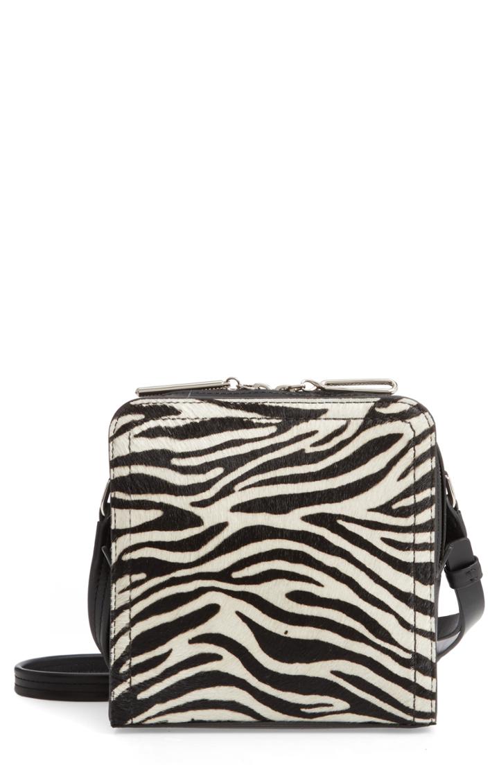 3.1 Phillip Lim Mini Hudson Genuine Calf Hair & Leather Crossbody Bag -