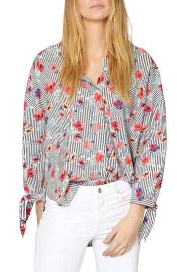 Women's Sanctuary Birch Tie Cuff Shirt, Size - Pink