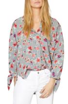 Women's Sanctuary Birch Tie Cuff Shirt, Size - Pink