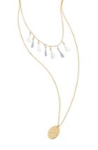 Women's J.crew 2-pack Tassel & Pendant Necklace Set