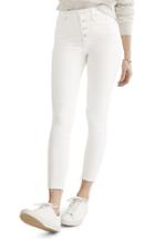 Women's Madewell 10-inch Button High Waist Crop Skinny Jeans