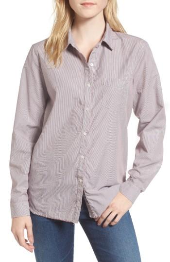 Women's Stateside Stripe Oxford Shirt - Black