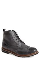 Men's Blondo 'damien' Waterproof Wingtip Boot M - Grey