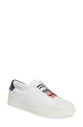 Women's Fendi Rockoclick Slip-on Sneaker .5us / 40eu - White