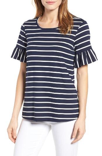 Women's Bobeau Bell Sleeve Tee - Blue
