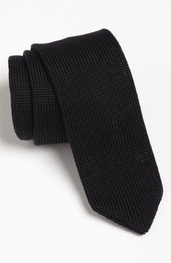 Boss Black Knit Tie Black Regular