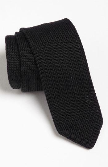 Boss Black Knit Tie Black Regular