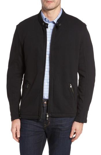 Men's Thaddeus Rhodes Motorcross Knit Jacket - Black