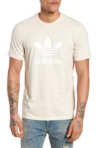 Men's Adidas Originals Trefoil T-shirt - Beige