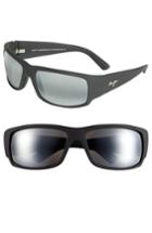 Men's Maui Jim 'world Cup - Polarizedplus2' 64mm Sunglasses - Matte Black