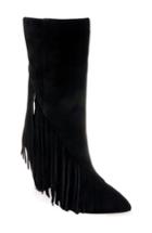Women's Splendid Camron Fringe Boot .5 M - Black