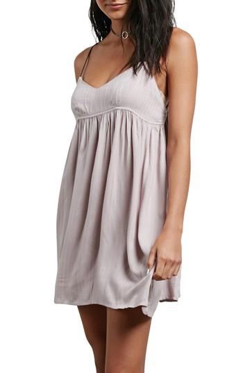 Women's Volcom Thx It's A New Dress Babydoll Dress - Pink